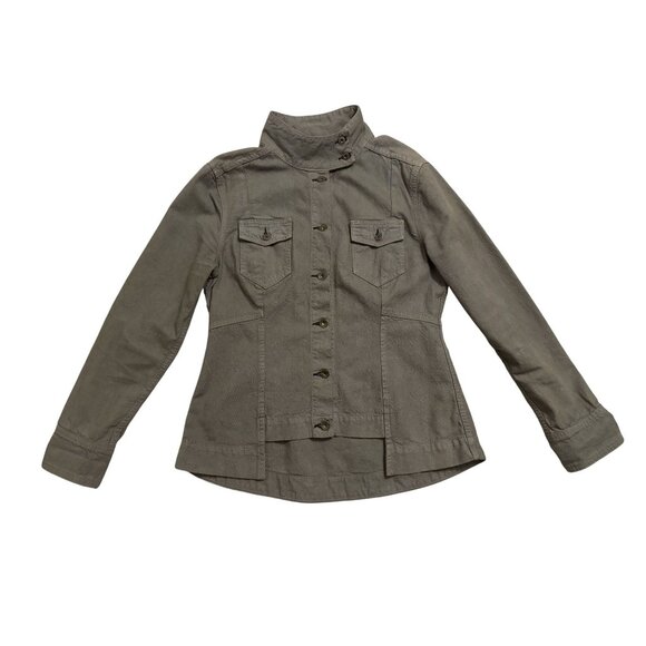 Rag & Bone Chamberlain Army Green Utility Military Jacket Size L Jean Denim - Picture 9 of 9